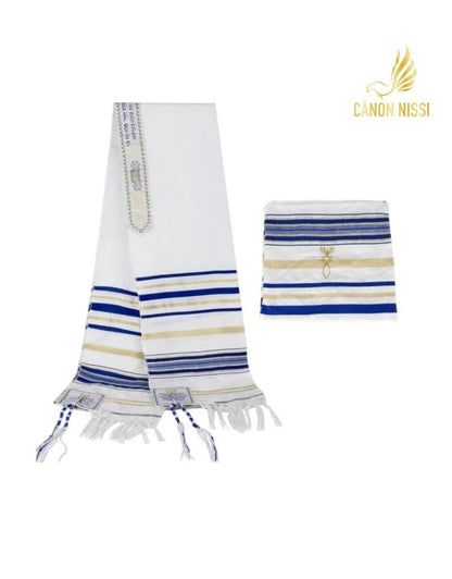 Talit Judaico - Azul
