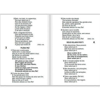 Harpa Cristã Jovem  Instrumentos Média (16,50 X 11,50cm)