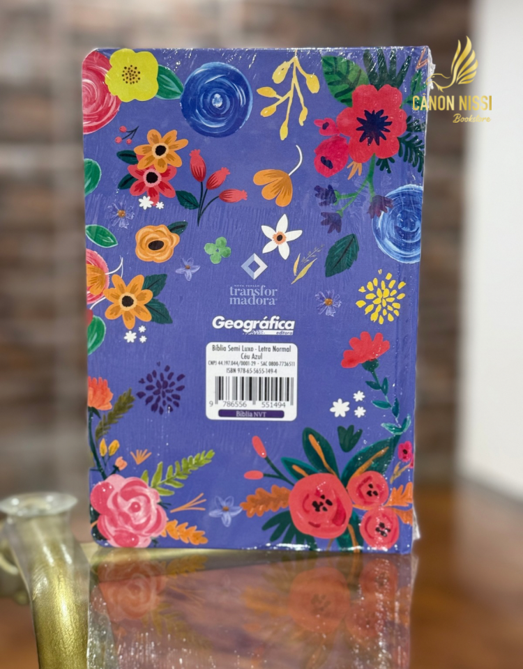 Holy Bible NVT | Semi-Deluxe Cover | Sky Blue