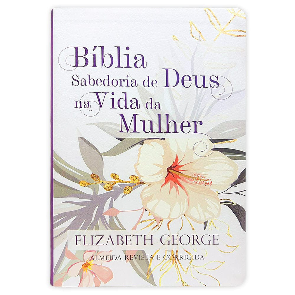 Bíblia Sabedoria De Deus Na Vida Da Mulher Média Luxo Floral