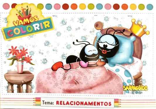 Livro para Colorir Smilingüido -  Relacionamentos