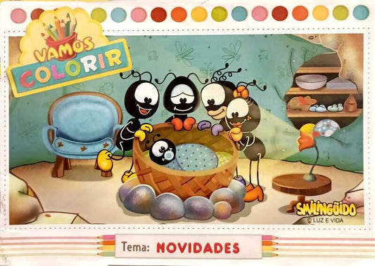 Livro para Colorir Smilingüido -  Novidades