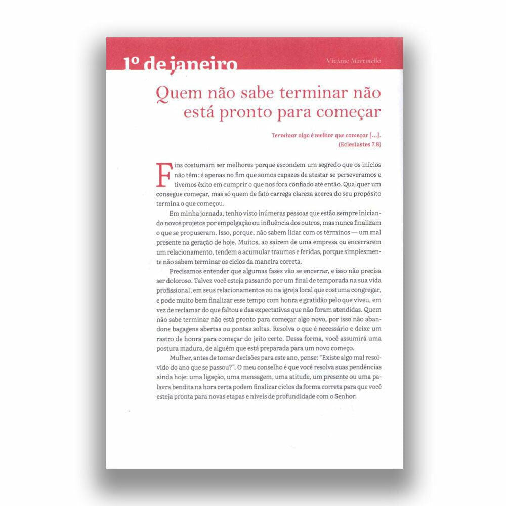 Devocional Mulheres um devocional de 365 dias