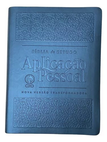 Bíblia de Estudo Aplicação Pessoal Grande Luxo Azul (NVT)
