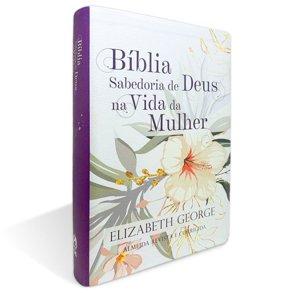 Bíblia Sabedoria De Deus Na Vida Da Mulher Média Luxo Floral
