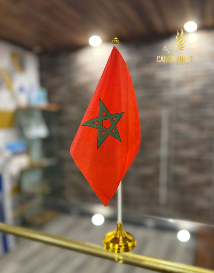 Morocco hand flags