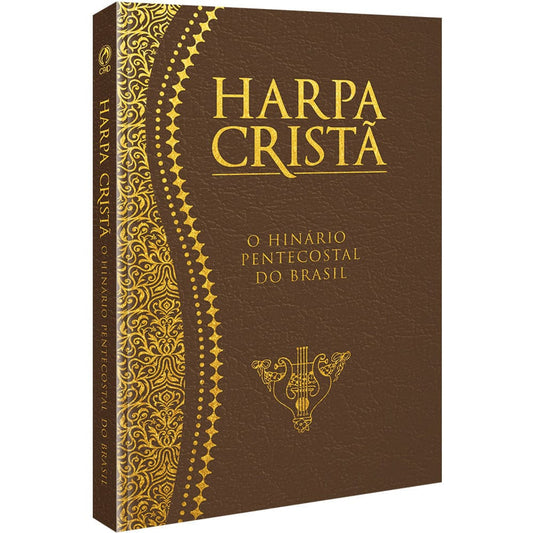 Harpa Cristã Popular Marrom 13X10cm