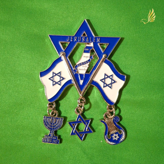 Ímã de Metal Israel com pingentes