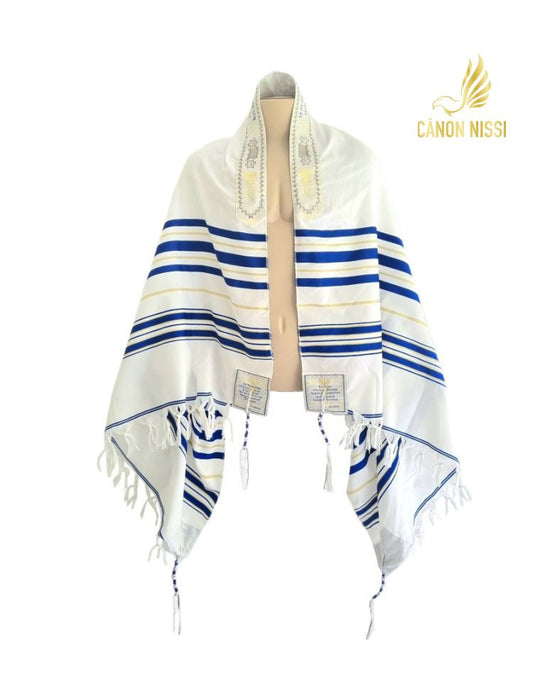 Talit Judaico - Azul