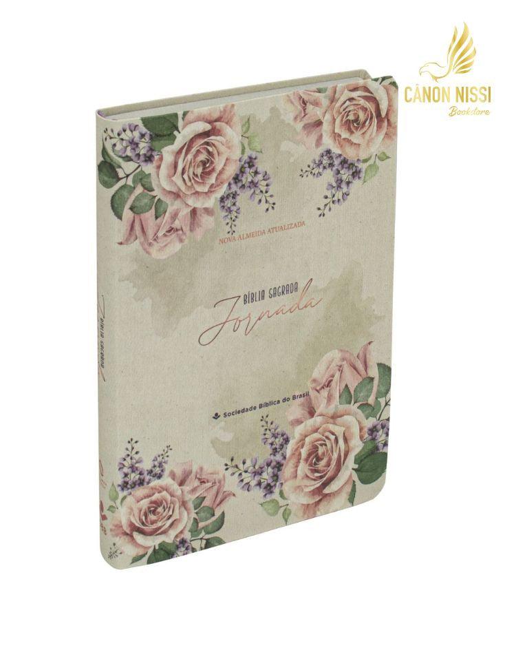Bíblia Sagrada Jornada Slim - Flores (NA85JR-SLIM)