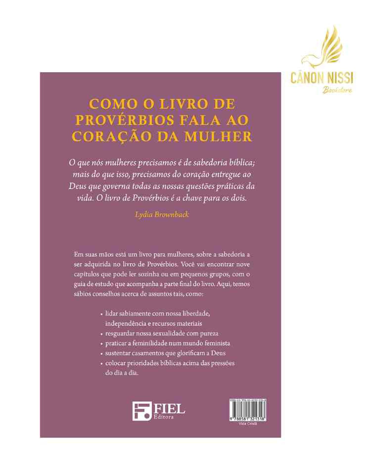 Mulheres Sábias- A sabedoria dos Provérbios para mulheres