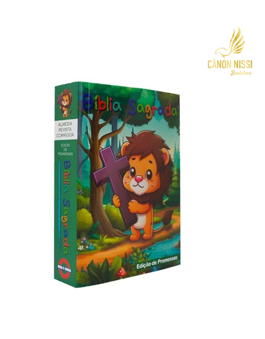 Bíblia Sagrada - Edição das Promessas - capa leãozinho - edição de bolso