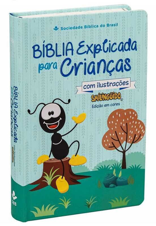 Bible explained for children with illustrations Smilinguido - blue