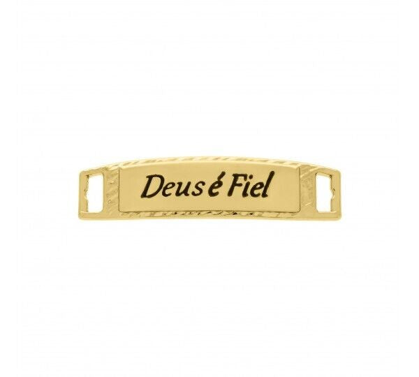 God Is Faithful Gold Bridle 45mm