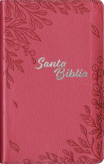 Santa Bíblia NTV, Edicion Ziper, Flores Rosa (Sentipiel)