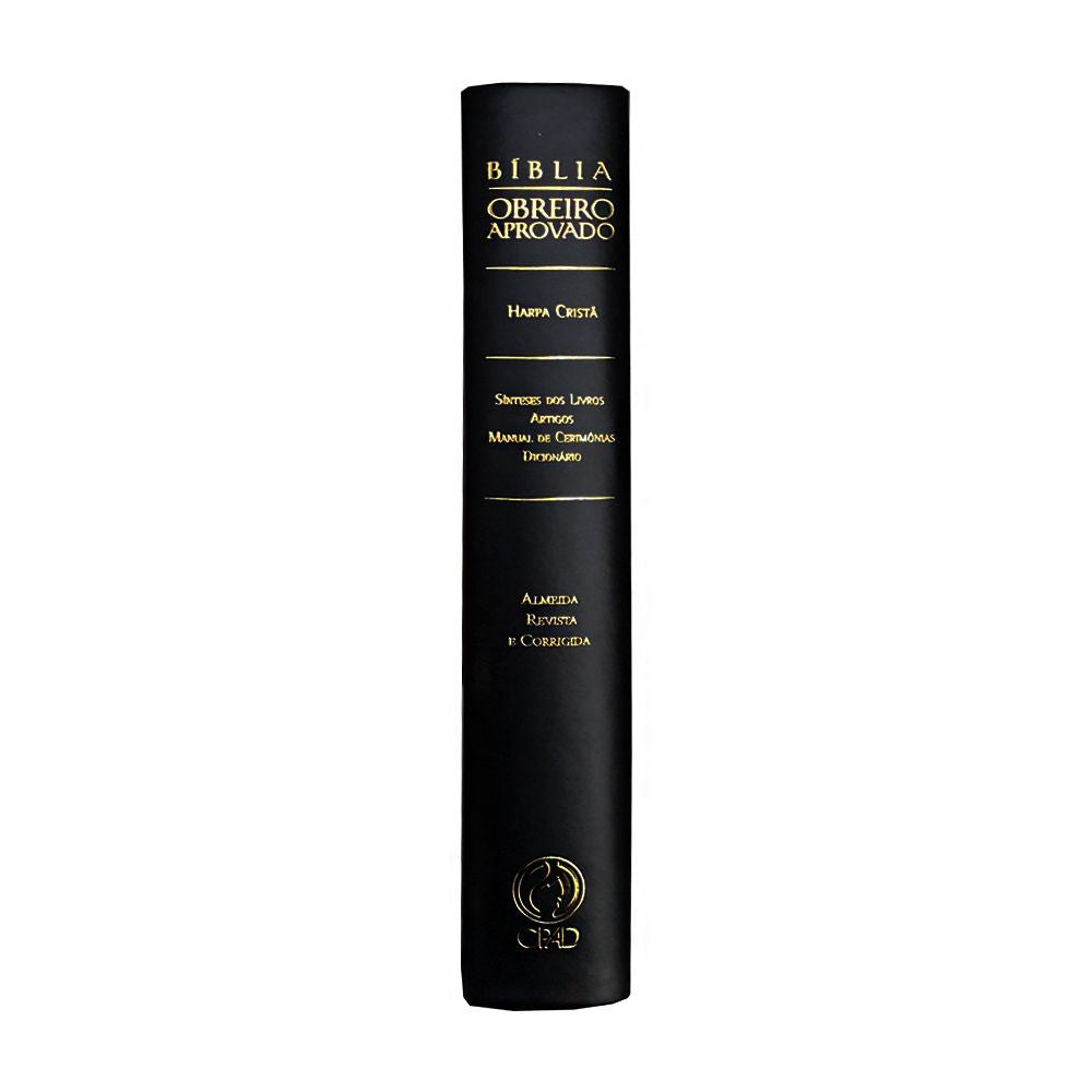 ARC Approved Worker's Bible with Harp - Medium Black