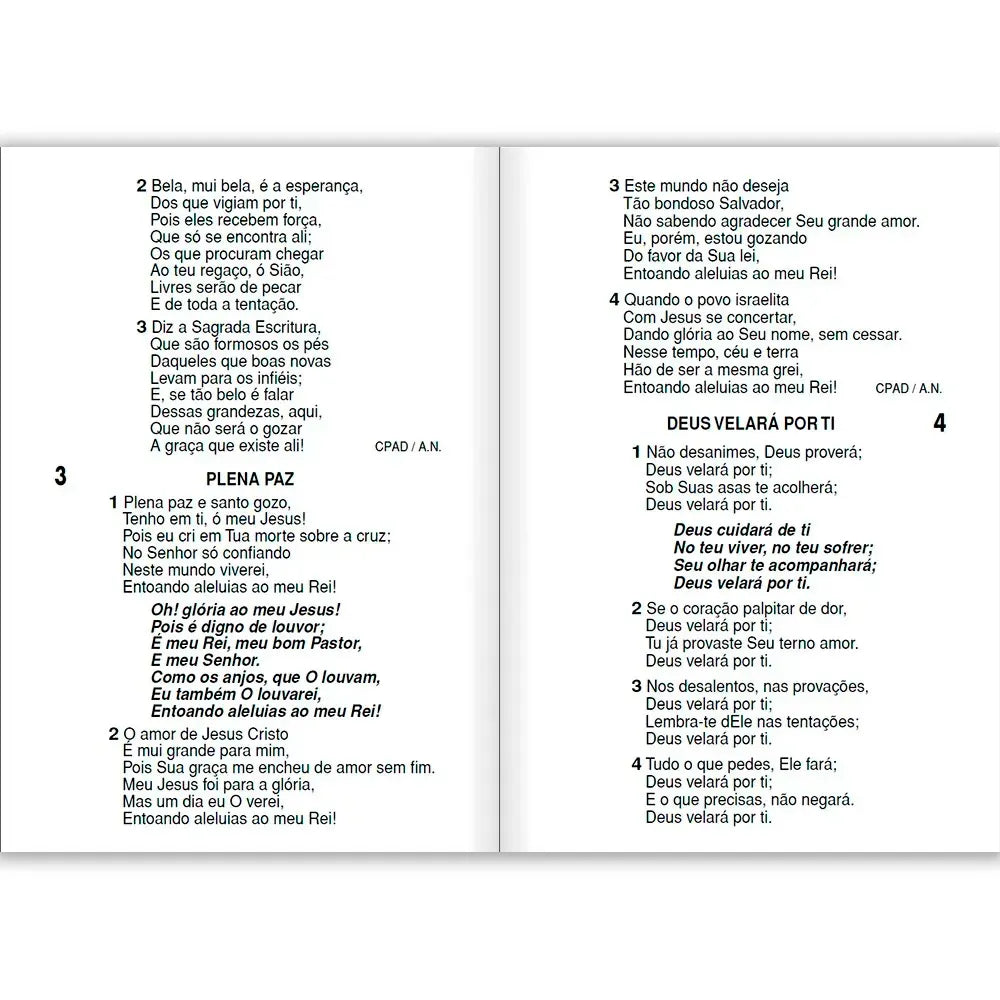 HARPA CRISTÃ CENTENÁRIO MÉDIA LUXO MARROM