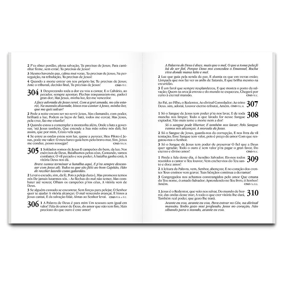 HARPA CRISTÃ POPULAR MÉDIA PRETA