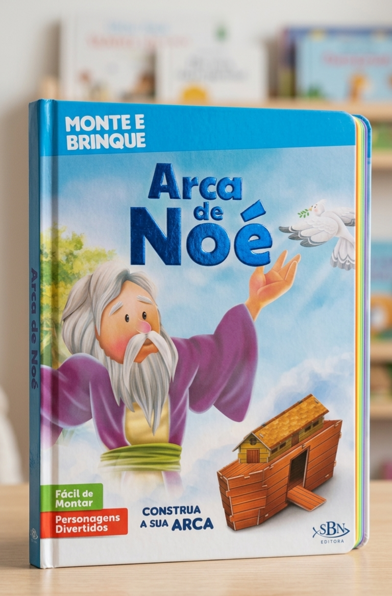 LIVRO MONTE E BRINQUE: ARCA DE NOÉ
