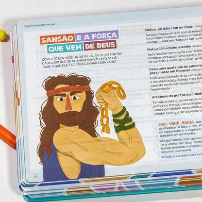BÍBLIA ILUSTRADA ANOTE KIDS | NVT | CAPA DURA STICKERS