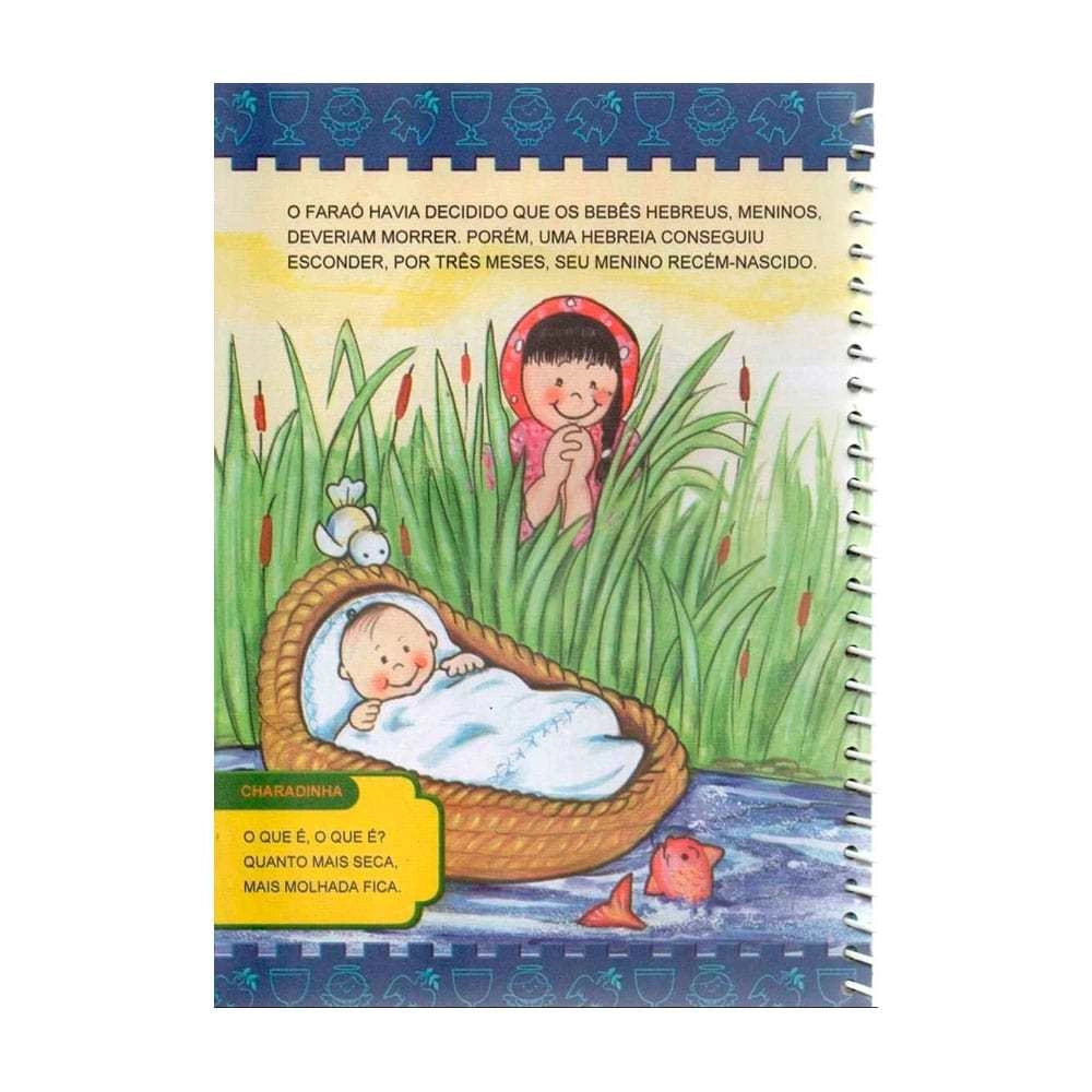 HISTÓRIAS BÍBLICAS COM PASSATEMPOS — LIVRO INFANTIL ESPIRAL