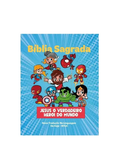 Holy Bible Jesus the true Hero of the Blue World