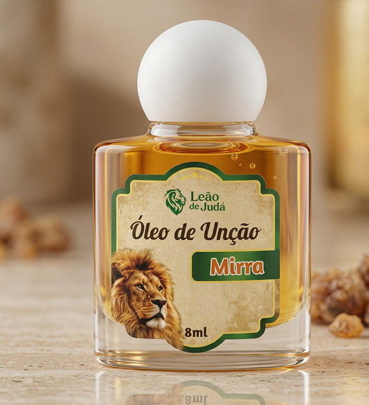 ÓLEO DE UNÇÃO MIRRA LEÃO DE JUDÁ 8ml