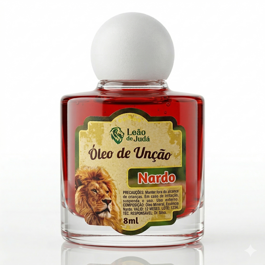 ÓLEO DE UNÇÃO NARDO LEÃO DE JUDÁ 8ml