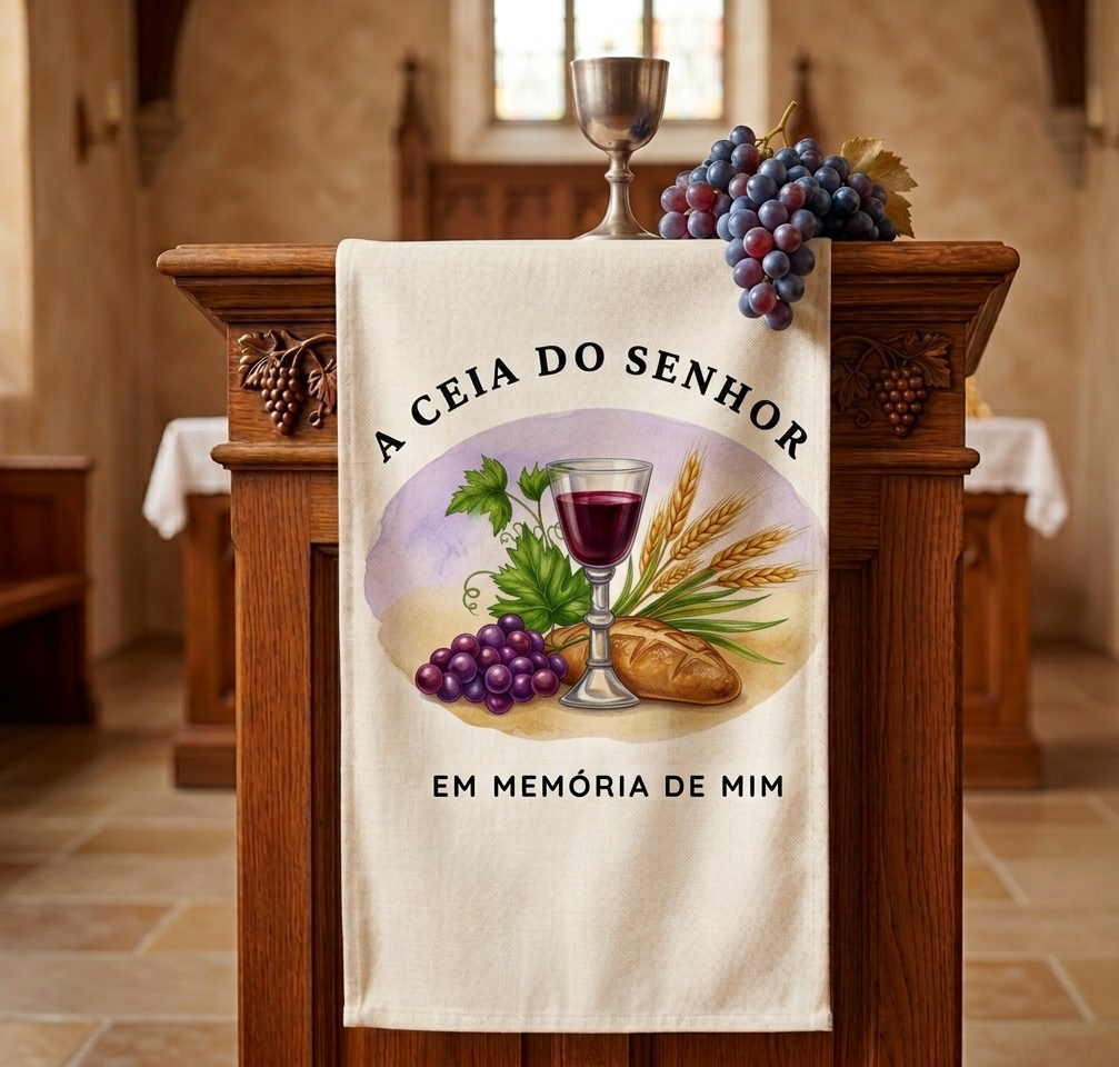 PASSADEIRA DE MESA ESPECIAL — A CEIA DO SENHOR