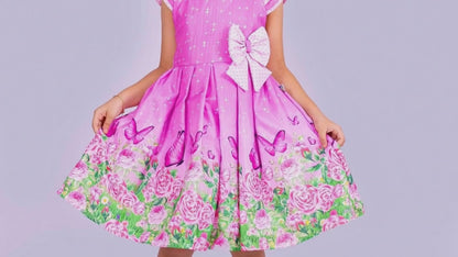 Japanese dress Butterflies - 4 years