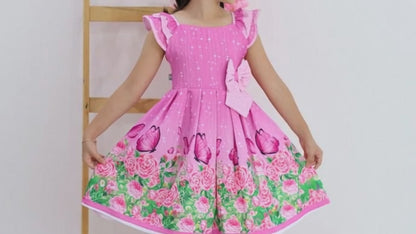 Japanese dress Butterflies - 4 years