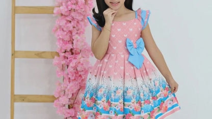 Japanese dress with bows - 4 years