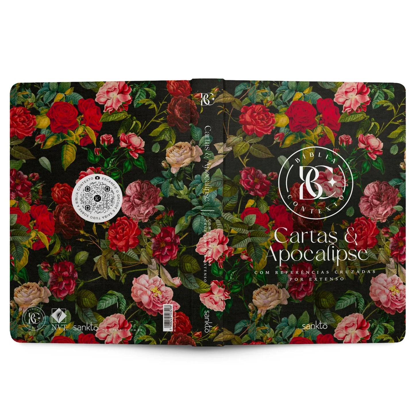 Bíblia Contexto | Cartas e Apocalipse | NVT | Capa Dura | Floral