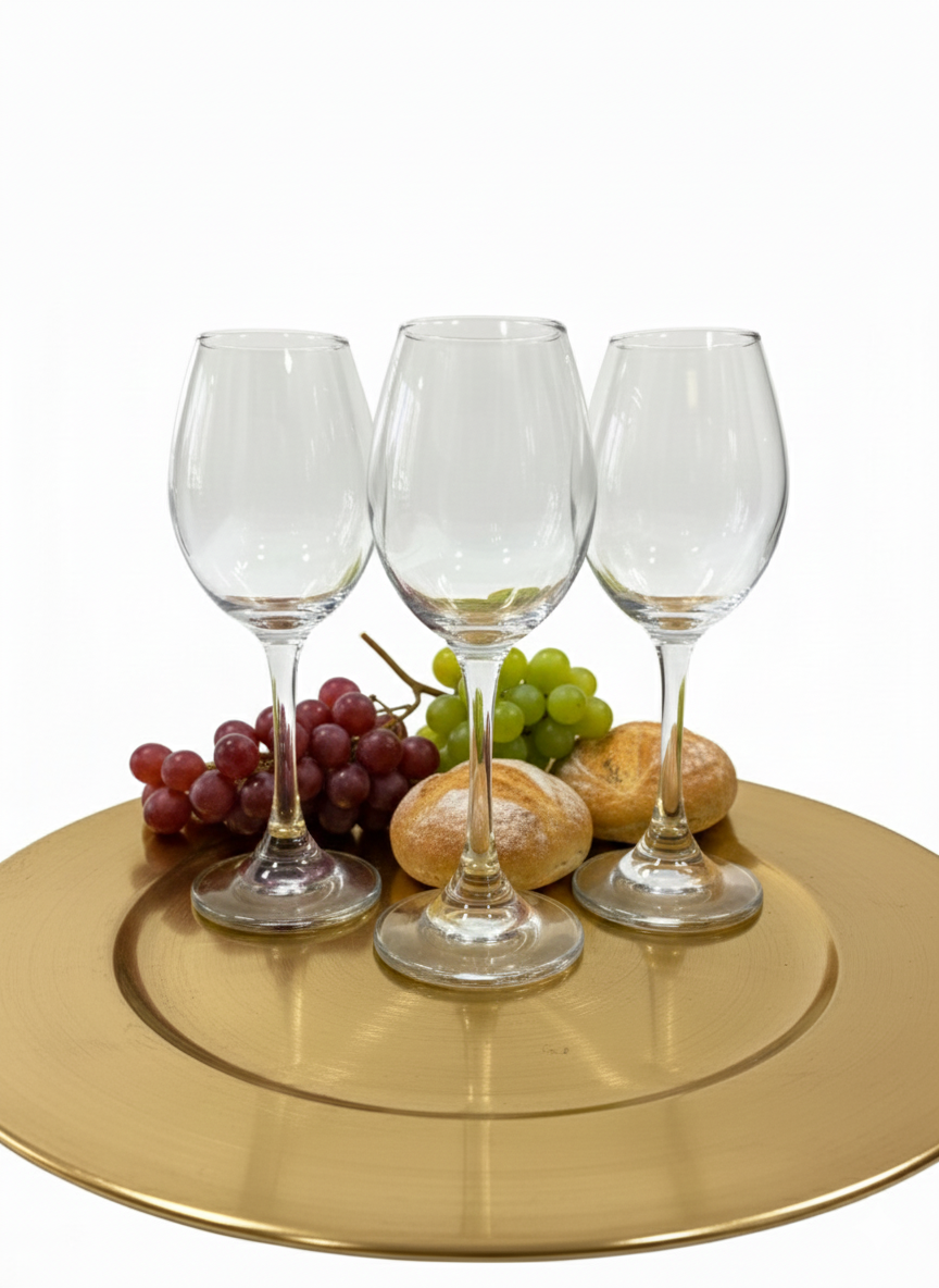 TAÇAS DE CRISTAL 19CM