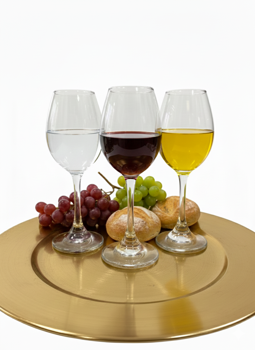 TAÇAS DE CRISTAL 19CM