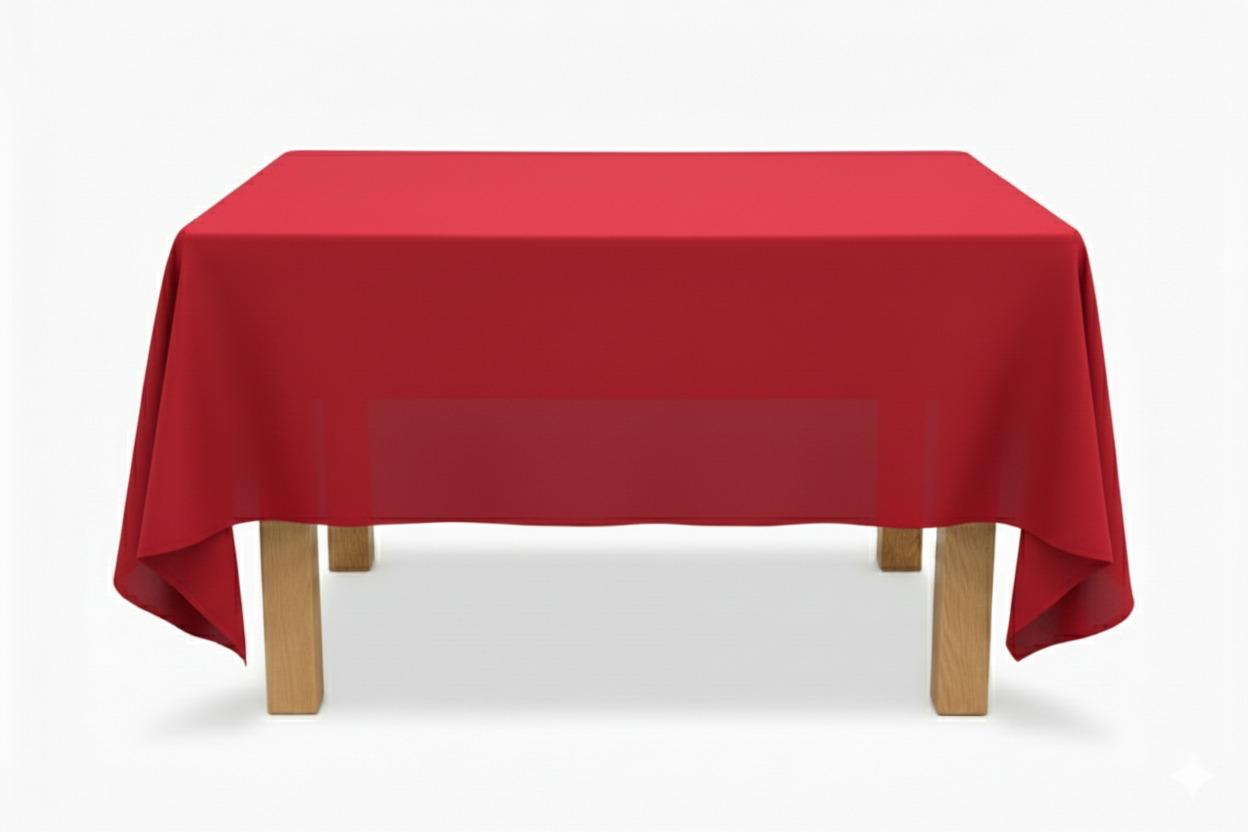 TOALHA VERMELHA PARA MESA DE SANTA CEIA