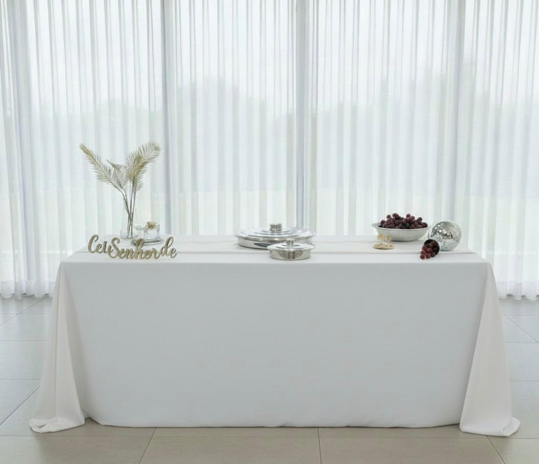 TOALHA BRANCA PARA MESA DE SANTA CEIA