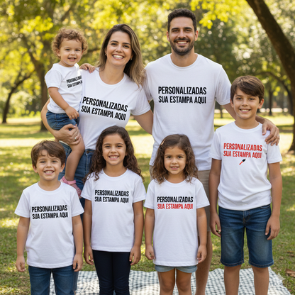 TSHIRT PERSONALIZADA KIT FAMILY PREMIUM