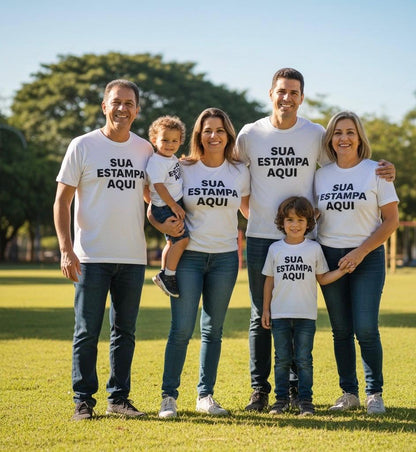 TSHIRT PERSONALIZADA KIT FAMILY PREMIUM