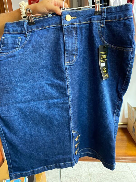 SAIA JEANS COM TRES BOTOES NA BARRA 54