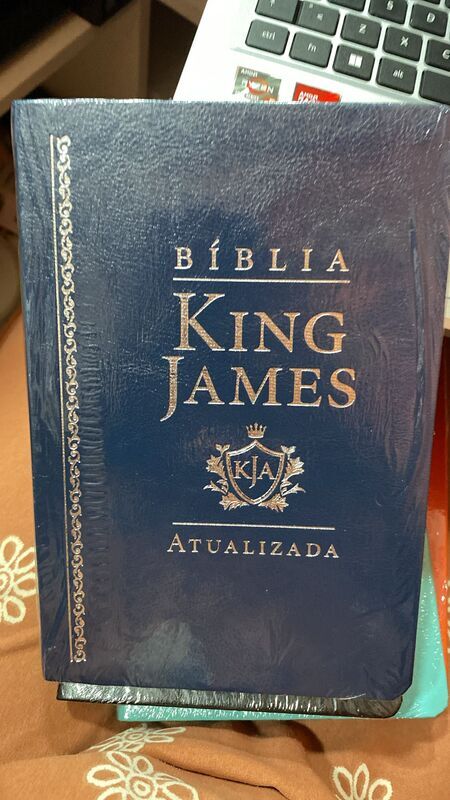 BIBLÍA KING JAMES ATUALIZADA - AZUL