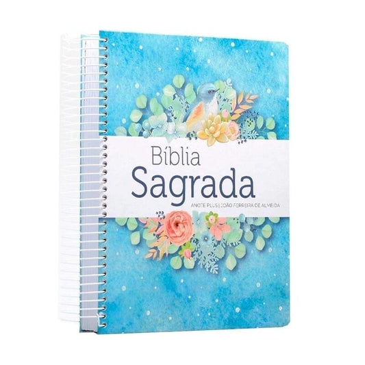 BIBLÍA SAGRADA ANOTE PLUS – ARC –ESPIRAL PONTOS DE LUZ