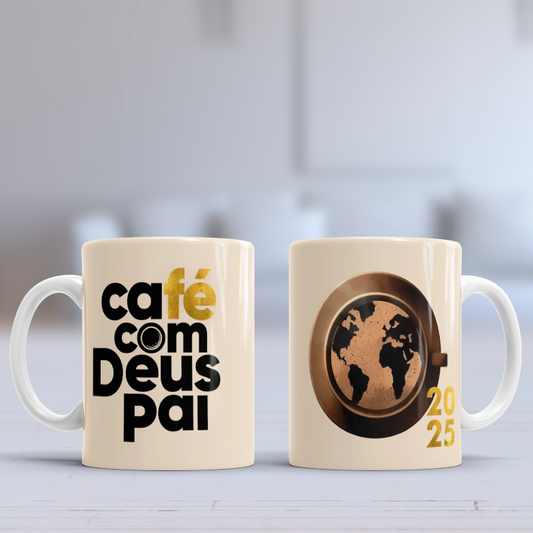 CANECA CAFÉ COM DEUS PAI 2025