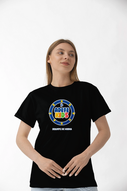 TSHIRT ADEFE KIDS EQUIPE DE MÍDIA OFICIAL