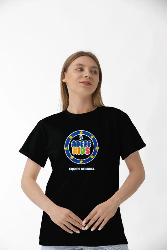 TSHIRT ADEFE KIDS EQUIPE DE MÍDIA OFICIAL