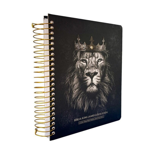 BIBLÍA ANOTE KING JAMES ATUALIZADA LEÃO REI DOS REIS