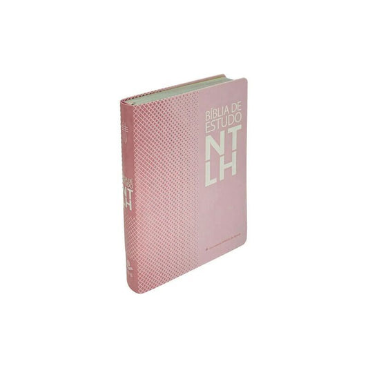 BÍBLIA DE ESTUDO- NTLH- ROSA PEQUENA