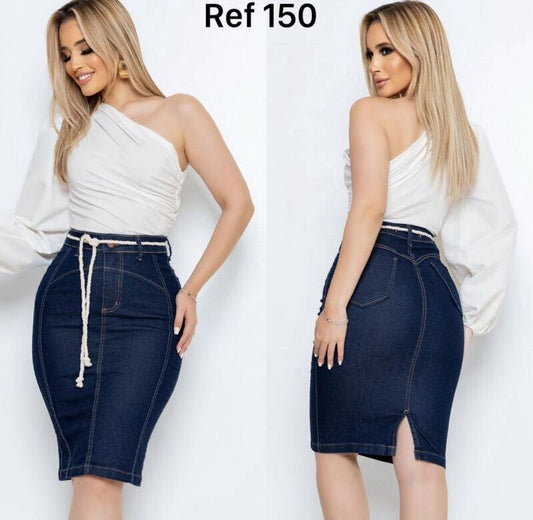 SAIA JEANS COM CORDAO NA CINTURA 38