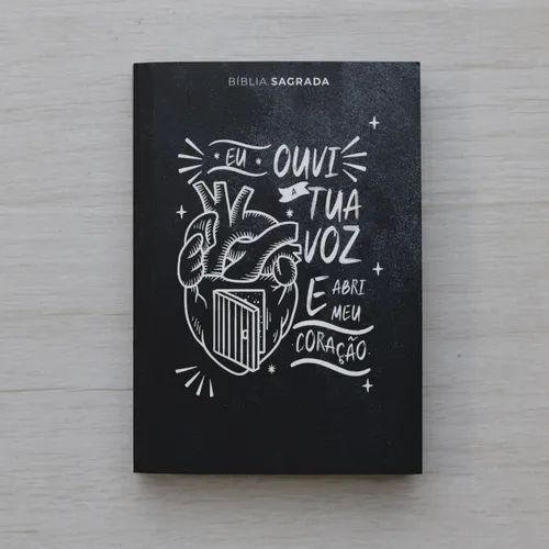 BÍBLIA SAGRADA PEQUENA  EU OUVI A TUA VOZ E ABRI MEU CORAÇÃO