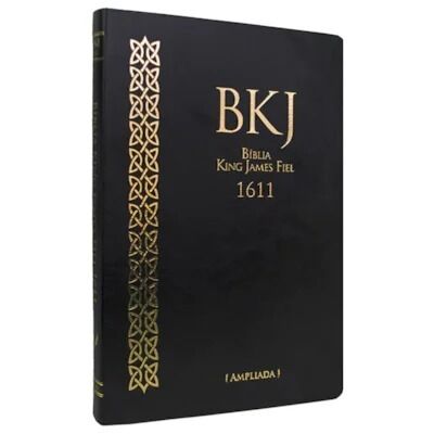 BIBLIA KING JAMES 1611-ULTRA FINA AMPLIADA-PRETO